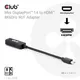 Club 3D Mini DisplayPort 1.4 auf HDMI 8K60Hz M/F Adapter 9cm schwarz