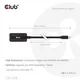 Club 3D Mini DisplayPort 1.4 auf HDMI 8K60Hz M/F Adapter 9cm schwarz
