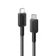 Anker 322 USB-C auf USB-C Kabel 60W 180cm geflochten schwarz