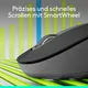 Logitech M650 Signature Gr.L, Linkshänder, grafit