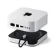 Satechi Stand Hub Mac Mini M4 SSD Enclosure Silber