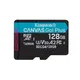 Kingston Canvas Go! Plus Gen4 128GB microSDXC Speicherkarte (200 MB/s, A2 U3) mit Adapter