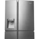 Hisense RS818N4TIC Side-by-Side Kühlschrank (French-Door Style) 179.5 cm Höhe EEK C Wasser/ Eiswürfel-Spender