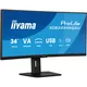 iiyama ProLite XCB3494WQSU-B1 86,4cm (34") WQHD VA Curved Office Monitor 21:9 HDMI/DP/USB-C 120Hz 0,4ms