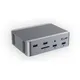 LMP USB4 SuperDock 2 15-Port Dockingstation für MAC und PC silber