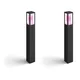 Philips Hue White & Color Ambiance Impress Wegeleuchte Outdoor schwarz 2er Pack