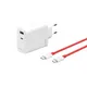 OnePlus SUPERVOOC 120W Dual Ports GaN Power Adapter Kit weiß