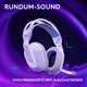 LogitechG G522 LIGHTSPEED Weiß - Bluetooth, USB-C, Blue VO!CE Mikrofontechnologie, Anpassbar via G HUB & Logitech G App