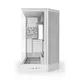NZXT H9 Flow (2025) All White Midi Tower ATX Gaming Gehäuse weiß mit Glasfenster