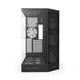 NZXT H9 Flow RGB+ (2025) All Black Midi Tower ATX Gaming Gehäuse schwarz mit Glasfenster