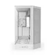 NZXT H9 Flow RGB+ (2025) All White Midi Tower ATX Gaming Gehäuse weiß mit Glasfenster