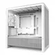 NZXT H3 Flow (2025) All White Midi Tower mATX Gaming Gehäuse weiß mit Glasfenster