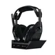 LogitechG ASTRO A50 (Gen 5) Schwarz - Kabelloses LIGHTSPEED Gaming-Headset und Basisstation mit PLAYSYNC Audio