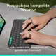 Logitech Flip Folio Tastatur-Case Grafit | Für iPad Air 13" (M2/M3), iPad Pro 13" (M4)