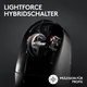 Logitech PRO X Superlight 2 Schwarz, Kabellose LIGHTSPEED Technologie, Hero 2 Sensor, 44.000 DPI, 8000Hz (0.125ms) Melderate, 60 g