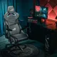 ASUS ROG Chariot X Gaming-Stuhl - Aura RGB Beleuchtung, 4D-Armlehnen, Grau