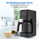 Medion MD18458 Kaffeemaschine mit Thermoskanne matt schwarz