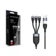 Conceptronic ETTA06B15 USB 3-in-1 PD3.0 100W Ladekabel 1.5m