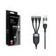 Conceptronic ETTA06B15 USB 3-in-1 PD3.0 100W Ladekabel 1.5m
