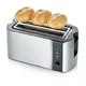 Severin AT 2590 Toaster Edelstahl-gebürstet-schwarz