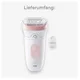 Braun Silk-epil 7 7-000 Wet&Dry Epelierer weiß/ rosa