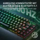 RAZER BlackWidow V4 Pro 75% - Mechanische Hot-Swap Gaming-Tastatur, US Layout (ISO), OLED-Display, 2.4Ghz, Bluetooth, USB-C, Orange Tactile Switches