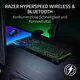 RAZER BlackWidow V4 Low Profile HyperSpeed - Mechanische Low Profile Orange-Tactile-Switches, 2.4Ghz, Bluetooth, USB-C