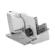 ritter E 16 Duo Plus Allesschneider mit extra Schinkenmesser silbermetallic