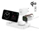 4smarts Qi2 Ladestation Trident mit Charger für Apple Watch, weiß