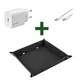 4smarts SmartTray Ladeset, wireless Charger mit Netzteil, schwarz