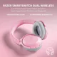 Razer Barracuda Quartz/ Rosé - Kabelloses Multiplattform-Headset für Gaming und mobile Geräte