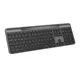 Logitech Signature Slim Solar+ Grafit - Kabellose Tastatur, Bluetooth, Logi LightCharge-Technologie, Smart Actions, Unterstützt Logi Options+