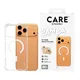 CARE by PanzerGlass® Fashionable Case Samba Transparent mit Weiß mit MagSafe für iPhone 17 Pro Max