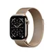 Apple Watch Series 11 GPS + Cellular 42mm Gold Titanium Gehäuse mit Gold Milanese Loop