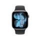 Apple Watch Series 11 GPS + Cellular 42mm Space Grey Aluminium Gehäuse mit Sport Band (black) - M/L