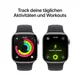 Apple Watch Series 11 GPS + Cellular 42mm Space Grey Aluminium Gehäuse mit Sport Band (black) - M/L