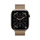 Apple Watch Series 11 GPS + Cellular 46mm Gold Titanium Gehäuse mit Gold Milanese Loop - S/M