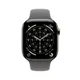Apple Watch Series 11 GPS + Cellular 46mm Natural Titanium Gehäuse mit Stone Grey Sport Band - M/L