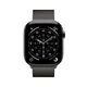 Apple Watch Series 11 GPS + Cellular 46mm Schiefer Titanium Gehäuse mit Schiefer Milanese Loop - S/M