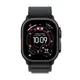 Apple Watch Ultra 3 GPS + Cellular 49mm Titanium Case Schwarz mit Alpine Loop Schwarz - Medium
