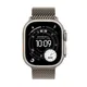 Apple Watch Ultra 3 GPS + Cellular 49mm Natural Titanium Case with Natural Titanium Milanese Loop - Medium