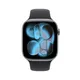 Apple Watch Series 11 GPS 46mm Space Grey Aluminium Gehäuse mit Sport Band (black) - M/L