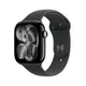 Apple Watch Series 11 GPS 46mm Jet Black Aluminium Gehäuse mit Sport Band (black) - M/L