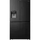Hisense RQ760N4SBFE Side by Side Kühl-Gefrier-Kombination Edelstahl schwarz