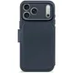 Decoded Leather Detachable Wallet iPhone 17 Pro Navy Shadow