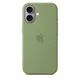 Apple Silicone Case mit MagSafe für iPhone 17 Hellmoosgrün