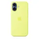 Apple Silicone Case mit MagSafe für iPhone 17 Neongelb