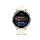 Garmin Venu® 4 - 41 mm Beige/Lunargold mit Schnellwechsel-Silikon-Armband 18 mm Bone