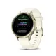 Garmin Venu® 4 - 41 mm Beige/Lunargold mit Schnellwechsel-Silikon-Armband 18 mm Bone