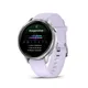 Garmin Venu® 4 - 41 mm Grau/Silber mit Schnellwechsel-Silikon-Armband 18 mm Lavendelblau